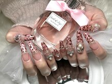 ベルグローアルファネイル(BELLE GROW ALPHA NAIL)/ヒョウ柄ネイル