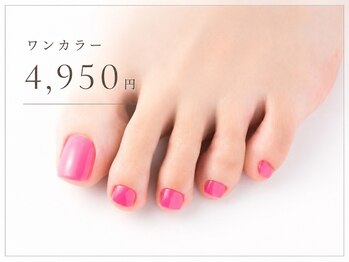 リリー 寝屋川公園店(Lily)の写真/春割♪フットワンカラー4950円／定額８種4980円～／6月末までの期間限定価格♪