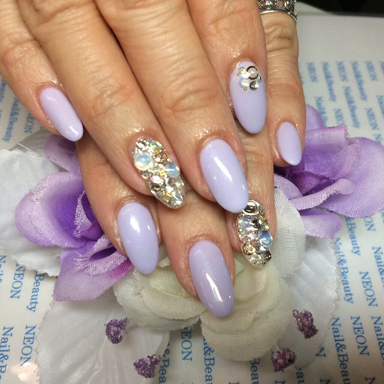 ワンカラー☆シンプルジェル☆ストーン４本付き￥4800