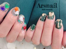 アルスネイル(Ars nail)/キラキラハロウィンネイル
