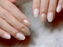 モアニヒロオ 広尾駅前店(MOANI Hiroo)/ニットネイルもパラジェルで♪