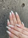 gradation nail*+ stone