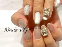 ネイルズアリー 立川店(Nails ally)/マグネット×埋め尽くし×秋冬