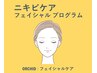 ニキビケア徹底フルコース|専用光・毛穴吸引・毛穴洗浄・イオン導入・パック