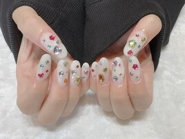 Suzu/仙台/宝石ネイル