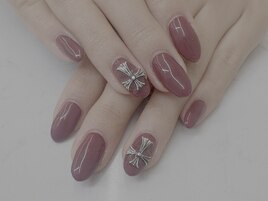 【ボルドー×クロムネイル】