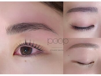 ピープ 名古屋八田店(peep)/まつ毛、眉毛同時施術