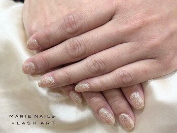 マリー ネイルズアンドラッシュアート モザイクモール港北店(MARIE NAILS & LASH ART)/jrワンカラー￥2,200 1218c