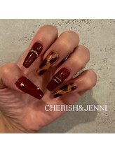 チェリッシュ アンド ジェニ(CHERISH＆JENNI)/ヒョウ柄ネイル