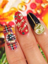 カラーズ 浜松店(colors)/指先もオーナメント飾りつけ♪