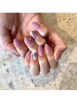 プライベートネイルサロン キャンバス(CANVAS)/シンプルニュアンスネイル