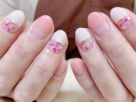 ピンクのシェルデザイン☆