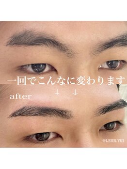 ルアン 表参道店/メンズ美眉毛スタイリング