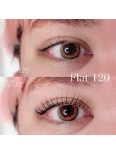 エルア アイラッシュ(elua eyelash)/フラットラッシュ120本¥5000