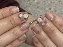 コダサンマルハチ(koda 308)/絵画風ネイル