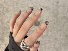 ソワレ(Soiree)/先端ゼブラネイル