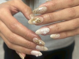 ☆ホワイト×ゴールド☆