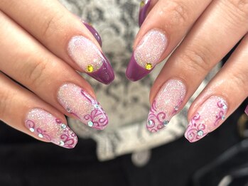 シェル トウキョウ(SHELL TOKYO)/個性派 海外 紫
