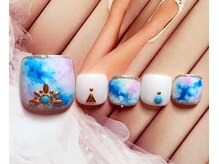 エンジェルビューティーネイルアンドアイラッシュ(Angel Beauty nail&eyelash)/秋のトレンドフット定額ネイル