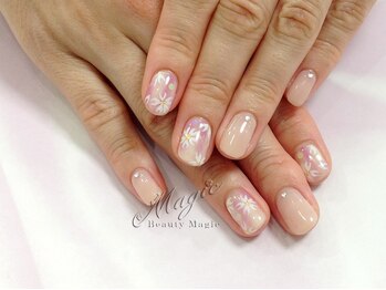 ネイルサロン ビューティーマジック 川口店/タテグラフラワーアートネイル