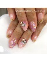 ネイルサロン クール(Nailsalon Coeur)/シェルネイル ビジュー
