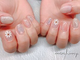 ニュアンスとぷくぷくフラワー