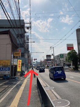 アイラッシュサロン ブラン 住道店(Eyelash Salon Blanc)/住道駅から店舗までの行き方