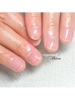 たゆ ネイル(たゆnail)/自爪育成にぴったりネイルケア