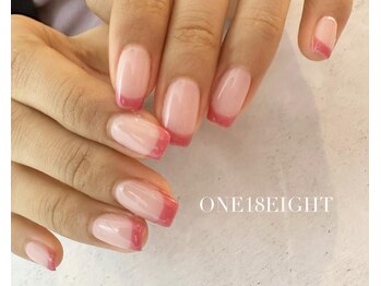 ワンエイト 長野市店(ONE 18 EIGHT)/フレンチネイル
