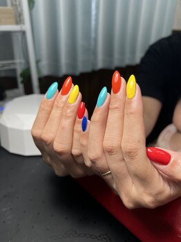 モアナ 前橋店(Moana)/レインボーネイル