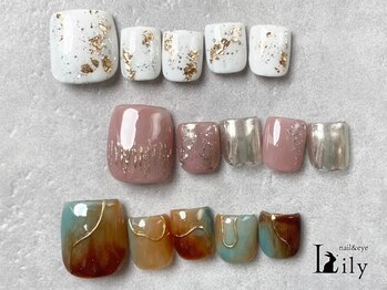 リリー 橋本店(Lily)の写真/毎月更新！全16種から選べる人気の定額デザイン☆¥7700！2ケ月以内の再来店でオフ代無料♪
