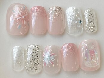 カラ ネイル 中津店(calla nail)/打ち上げ花火