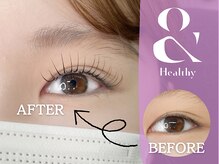 リプリ(RePuli)の雰囲気（&healthyで根元からぱっちりナチュラルから濃いめまで楽しめます）