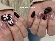 ネイルドットスタジオ 堺筋本町(NAIL DOT STUDIO)/バレンタインネイル