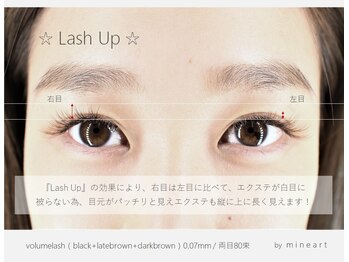 ミネアート 錦糸町店(mineart)/ラッシュアップで目元パッチリ☆