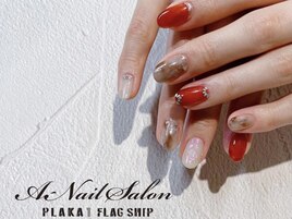 21/3/3　ニュアンス春ネイル☆