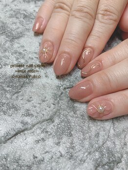 プライベート ネイルサロン マーマ(murmur)/ぷくぷくフラワー