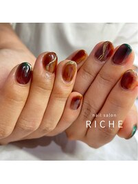 ちゅるん！ブラウンニュアンス！