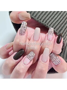 ツイードネイル