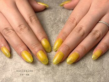 レアム(re-am)/定額ネイル/ニュアンスネイル