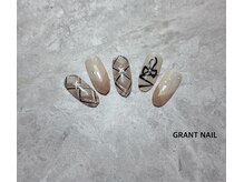 グラントネイル 和歌山店(GRANT NAIL)/リボンチェック☆冷水