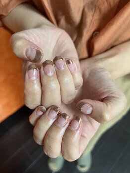 ネイルズビューティー(Nails Beauty)/ミラーフレンチ