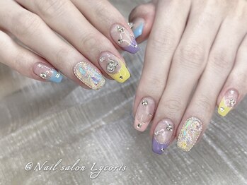 【072】パステルカラーネイル