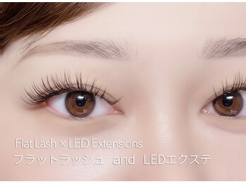 ディーエル ビューティー 渋谷店(DL BEAUTY)/ フラットラッシュ×LEDエクステ