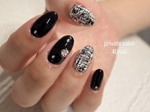 フォーユーネイル(4U nail)/ツイードネイル