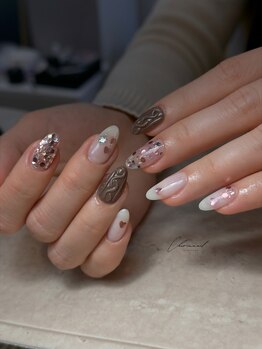 バレンタインネイルチョコレート