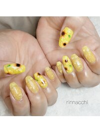 ひまわりネイル