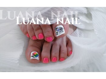 ルアナの写真/新規フットマグネットネイル5580円♪900種以上のカラーと持ち込みで輝く足元を演出◎