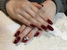 トパーズネイル(Topaz nail)/ストーンネイル