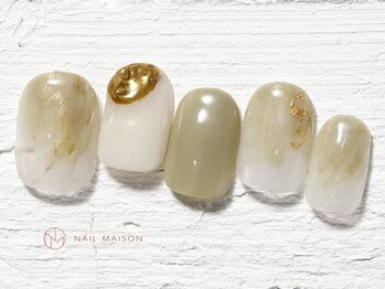 ネイルメゾン 池袋店(NAIL MAISON)/ピスタチオニュアンス¥8050
